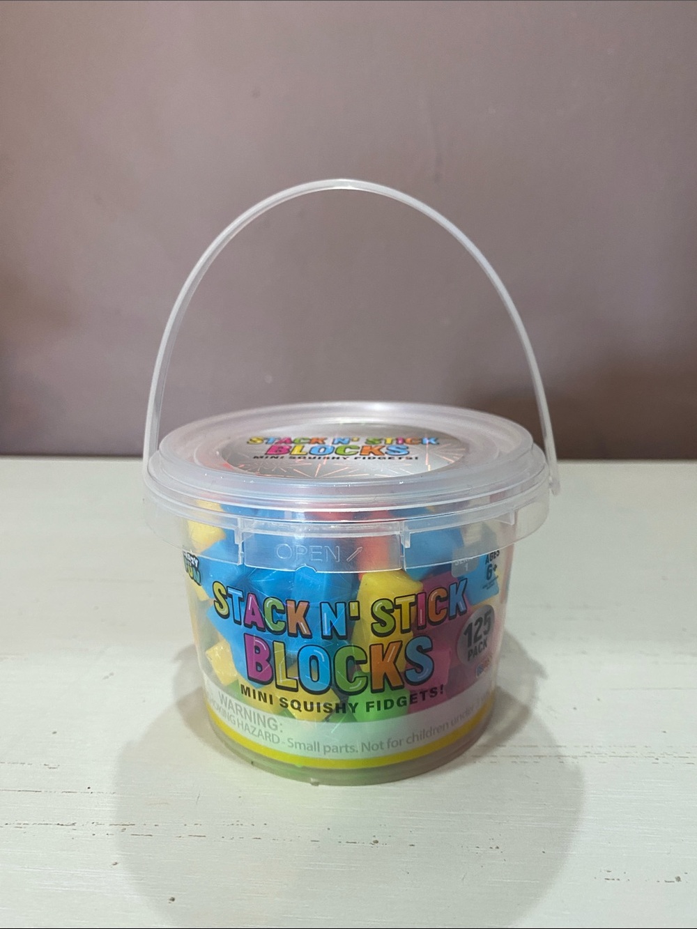 *VIRAL* *RARE* Crazy Fun Stack N' Stick Blocks Mini Squishy Fidgets Toy